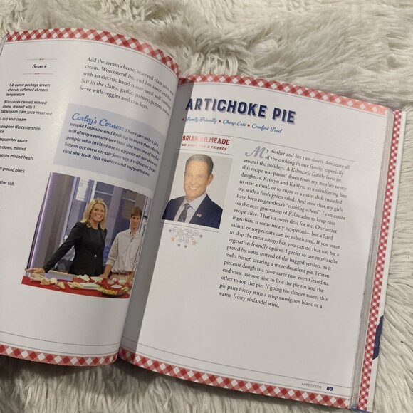 Cooking with Friends by Carley Shimkus Fox News Fox and Friends Cookbook NEW - Picture 7 of 9